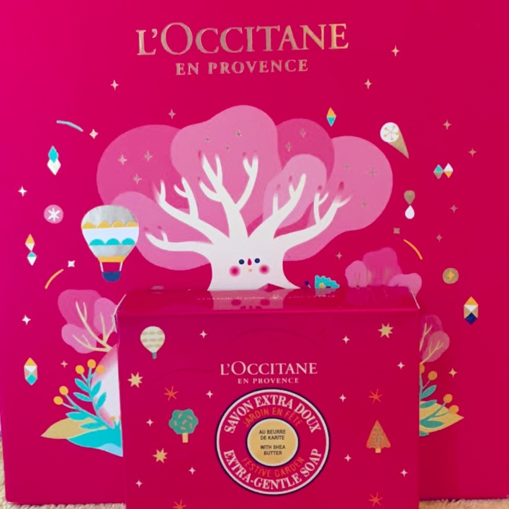 🌷LOCCITANE FESTIVE GARDEN SOAP 🌷NWT 🌷